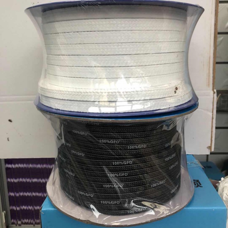 黑白四氟盘根，镍丝石墨盘根厂家